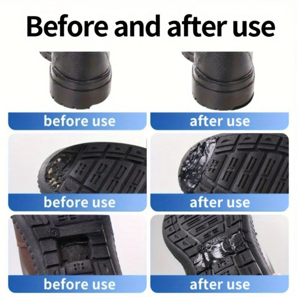 Waterproof Shoe Sole Repair Glue - Transparent Strong Adhesive Sealant for Rubber Crack Repair