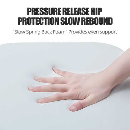 Ergonomic Memory Foam Seat Cushion – Office & Student Chair Pillow for Hemorrhoid Relief and Prolonged Sitting