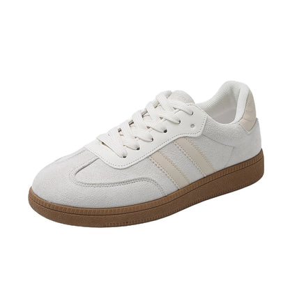 Women’s Casual Lace-Up Shoes | Lightweight Anti-Slip Flat Sneakers for Outdoor Walking
