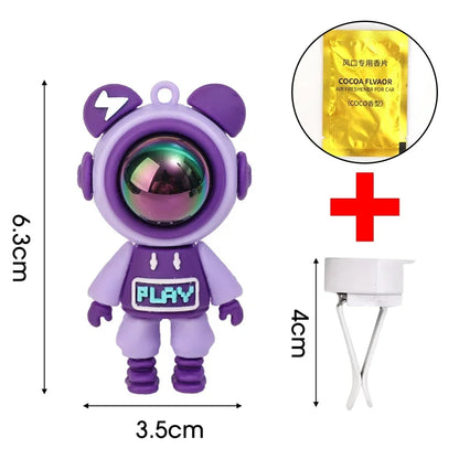 Cartoon Astronaut Car Air Outlet Perfume Clip – Aromatherapy Air Freshener for Car Interior