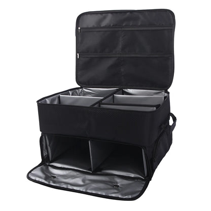 Golf Trunk Organizer – Waterproof Car Bag with Large Storage Box for Shoes, Balls, Tees, Clothes, Gloves & Accessories