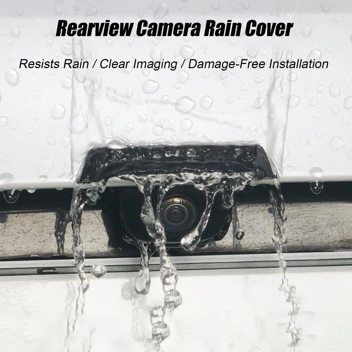 360° Rear Camera Cover - 2.8-Inch Rainproof & Dustproof Shield for Cars, Trucks, RVs, and Trailers