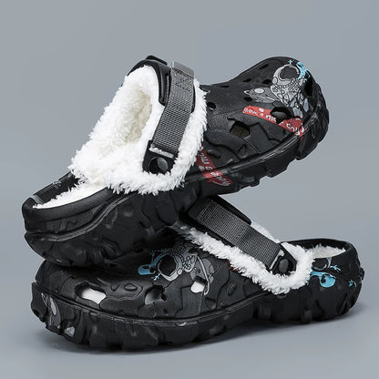 Men’s & Women’s Winter Slippers – Soft Plush Indoor, Non-Slip Removable Sandals, Big Size 47