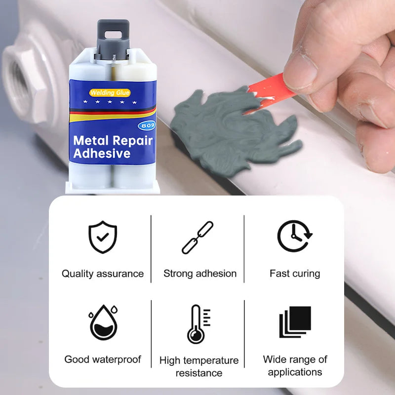 High Strength AB Glue – Cold Welding & Metal Repair Sealant for Plastic and Industrial Repairs