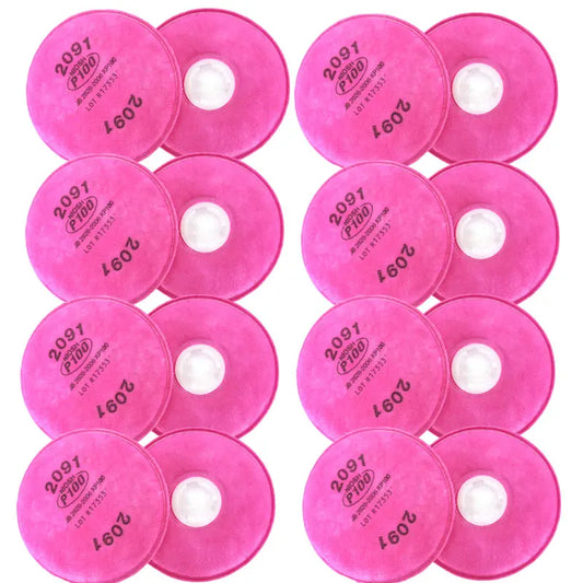 Dust Mask Accessory – 3M 2091/2097 P100 Particulate Filter for 6200, 6800 & 7502 Series Respirators, Ideal for Carpentry, Painting & Industrial Use