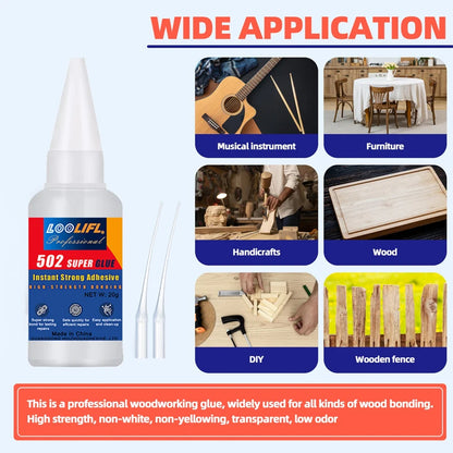 502 Super Adhesive Glue - 20g Multi-Purpose Adhesive for Metal, Plastic & DIY Repairs