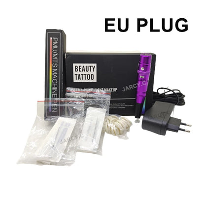 Permanent Makeup Tattoo Pen Machine - Eyebrow and Lip Microblading Tattoo Gun for PMU Beginners