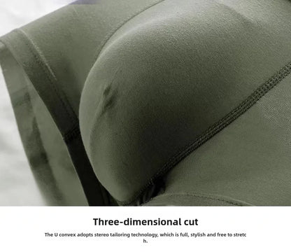 10PCS Men's Mid-Waist Boxers – Breathable, Lightweight Underwear Set in Multiple Colors