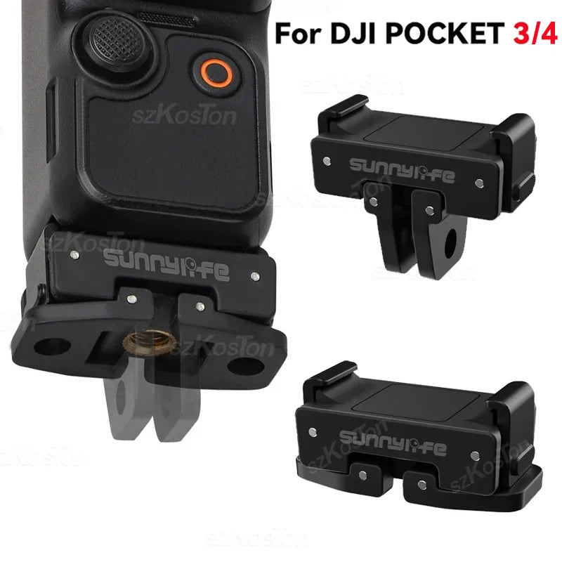 DJI Osmo Pocket Quick Release Adapter - 1/4 Screw Mount Extension Bracket Accessory