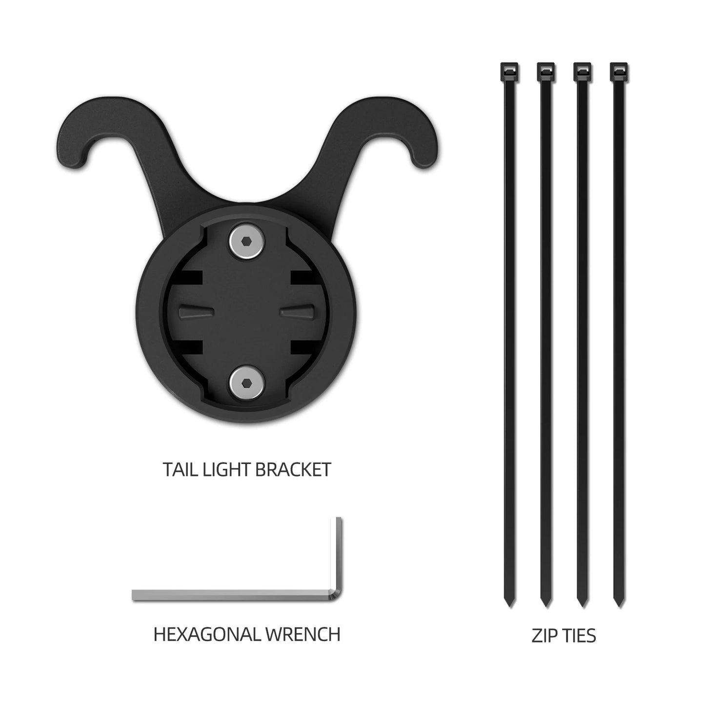CYCLAMI S11 Bicycle Saddle Lamp Mount — Bike Taillight Seatpost Holder Bracket for Garmin Radar RT510, RTL515, RVR315, L308, L508, TL30