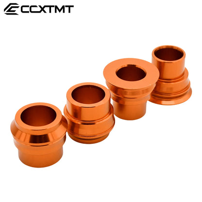 CNC Motorcycle Wheel Axle Hub Spacer Set – Front & Rear for KTM EXC/EXC-F/XC-W/XCF-W 125–530 (2008–2023) Durable Performance Parts