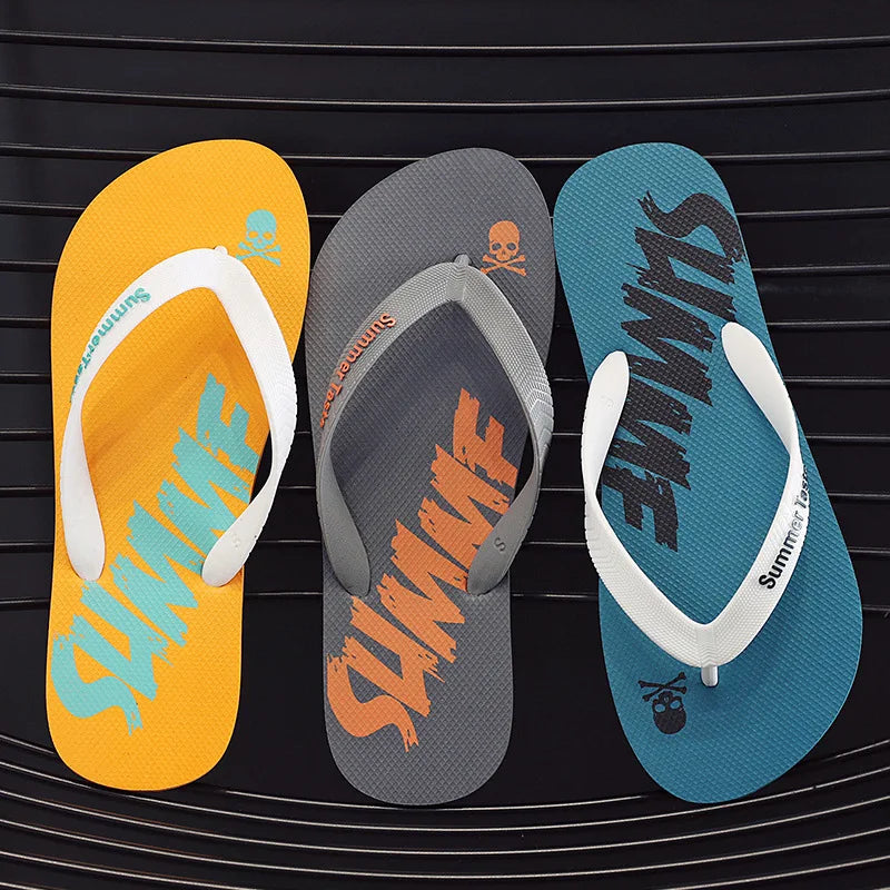 Men’s Summer Flip Flops – Lightweight Anti-Skid Outdoor Beach Slippers for Casual Wear