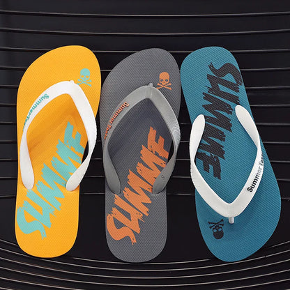 Men’s Summer Flip Flops – Lightweight Anti-Skid Outdoor Beach Slippers for Casual Wear