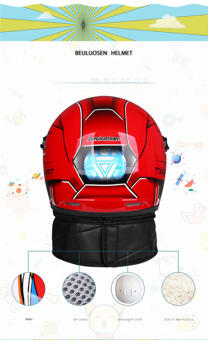Children's Motorcycle Helmet - Boys & Girls Safety Half Helmet for Summer, Scooter & Bike Accessories for Kids