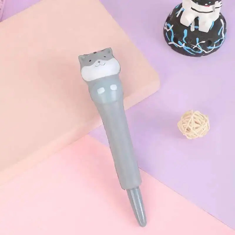 Lytwtw’s Cute Kawaii Soft Gel Pen – Creative Cartoon Stress Relief Pen for School and Office Supplies
