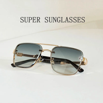 Luxury Square Sunglasses — Vintage Unisex Fashion Shades with UV Protection for Men & Women