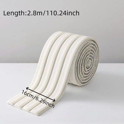 2.8m Self-Adhesive Wall Padding Strip - Thickened Anti-Collision Protective Wall Panel