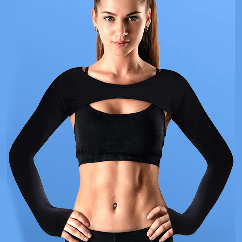 Women’s Summer Ice Silk Shawl – Long Sleeve Sunscreen Arm Sleeves & Cropped Outdoor Cardigan