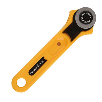 28mm Rotary Fabric Cutter - Patchwork Roller Wheel for Leather, Cloth & Craft Cutting