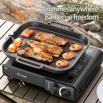 Cassette Gas Stove — 2900W Portable Outdoor & Household Grill for Camping, Kitchen, and Barbecue
