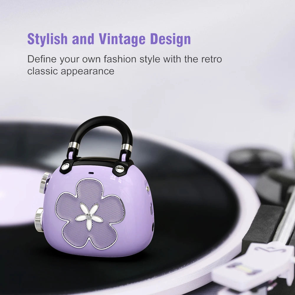 DOSS Mini Bluetooth 5.0 Speaker – 5W Portable Wireless Candy Design MP3 Music Player Cute Sound Box Gift Idea