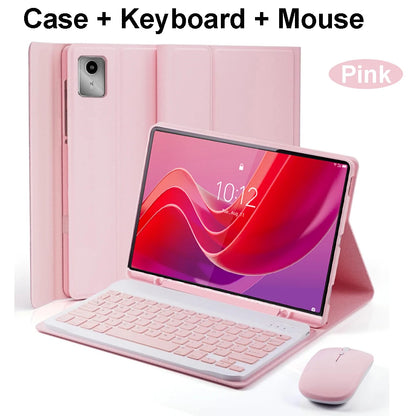 Lenovo Tab M11 11" Case with Bluetooth Keyboard – Smart Stand Cover for Xiaoxin Pad 2024/2025
