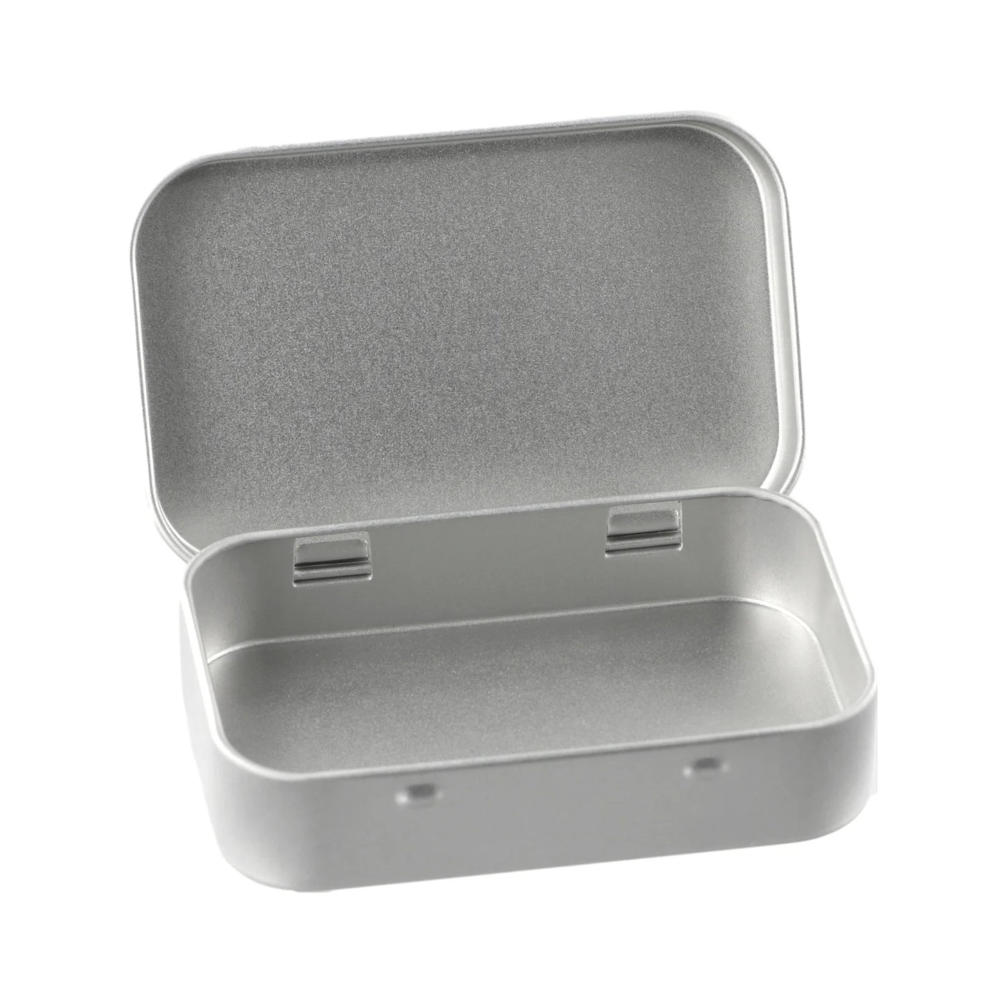 6PCS Mini Metal Storage Boxes — Tin-Plated Slide Cover for Jewelry, Pills, Cosmetics, and Portable Organizer