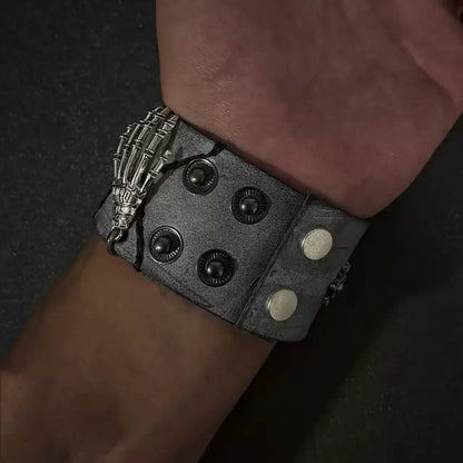 Ben 10 PU Leather Bracelet - Punk Animation-Inspired Young Hero Squad Accessory for Fans & Cosplay