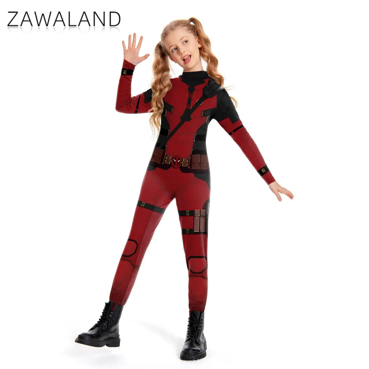 Wolverine Deadpool Cosplay Jumpsuit - Superhero Zentai Bodysuit for Kids & Adults, Halloween Party Costume