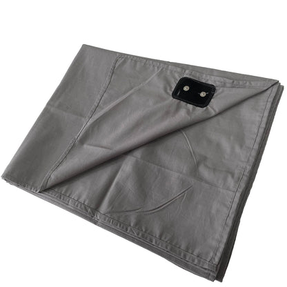 10% Silver Fiber Grounding Bedsheet with Earthing Cord Antistatic Conductive Health Protection Sheet for Stress Relief Sleep Support