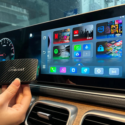 OTTOCAST Play2Video Pro AI Box – Wireless CarPlay & Android Auto Adapter with YouTube, Netflix, IPTV for 98% of Cars