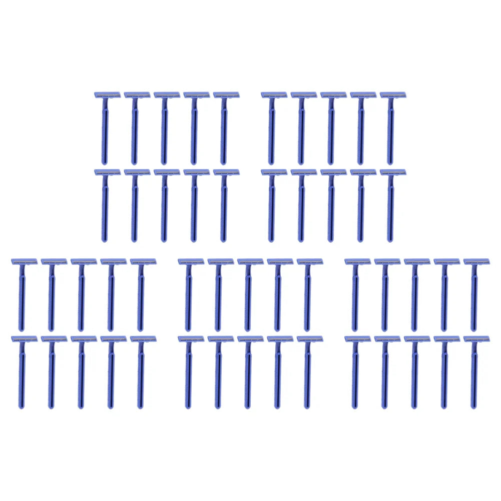 Disposable Whisker Shaver Set – 300+10PCS Stainless Steel 2-Layer Blade Razors for Men & Women