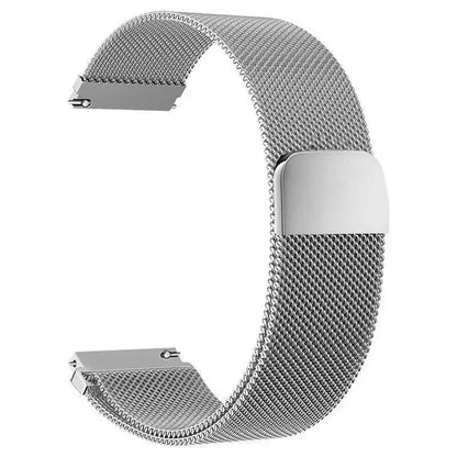 20mm/22mm Milanese Magnetic Loop Watch Strap – Compatible with Garmin Venu 2/3, Forerunner 55/158/165/245/255/265/645/745/965 Music