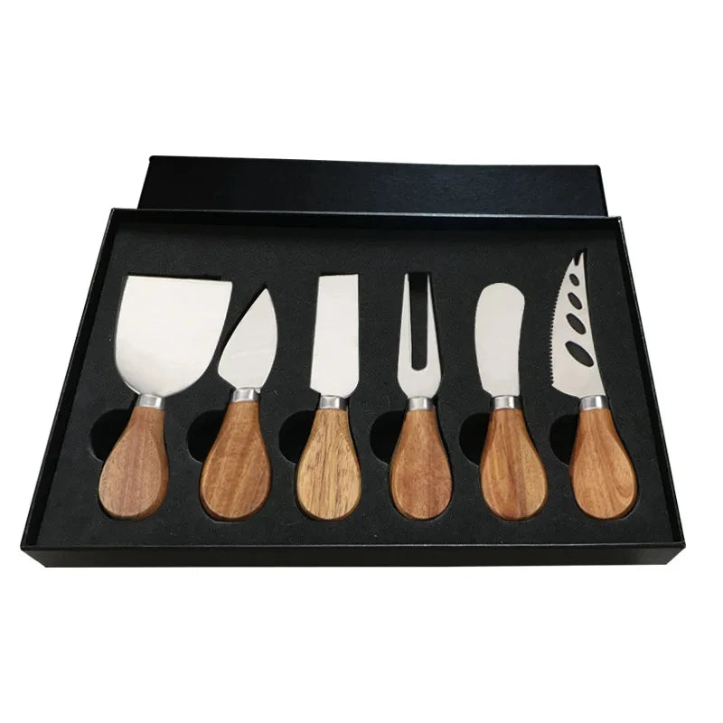 Leeseph Cheese Knives Set – Stainless Steel Cutlery for Charcuterie Boards, Kitchen Gadgets Collection