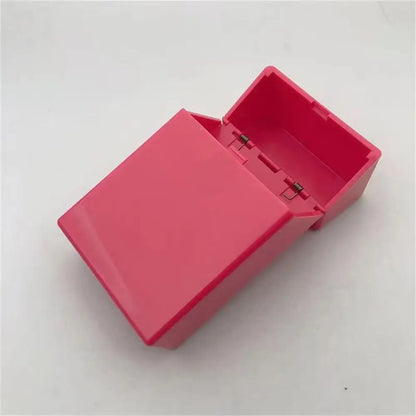 Kpop Photocard Storage Box – Transparent Acrylic Photo Card Organizer with Compartments Flip Case Protector