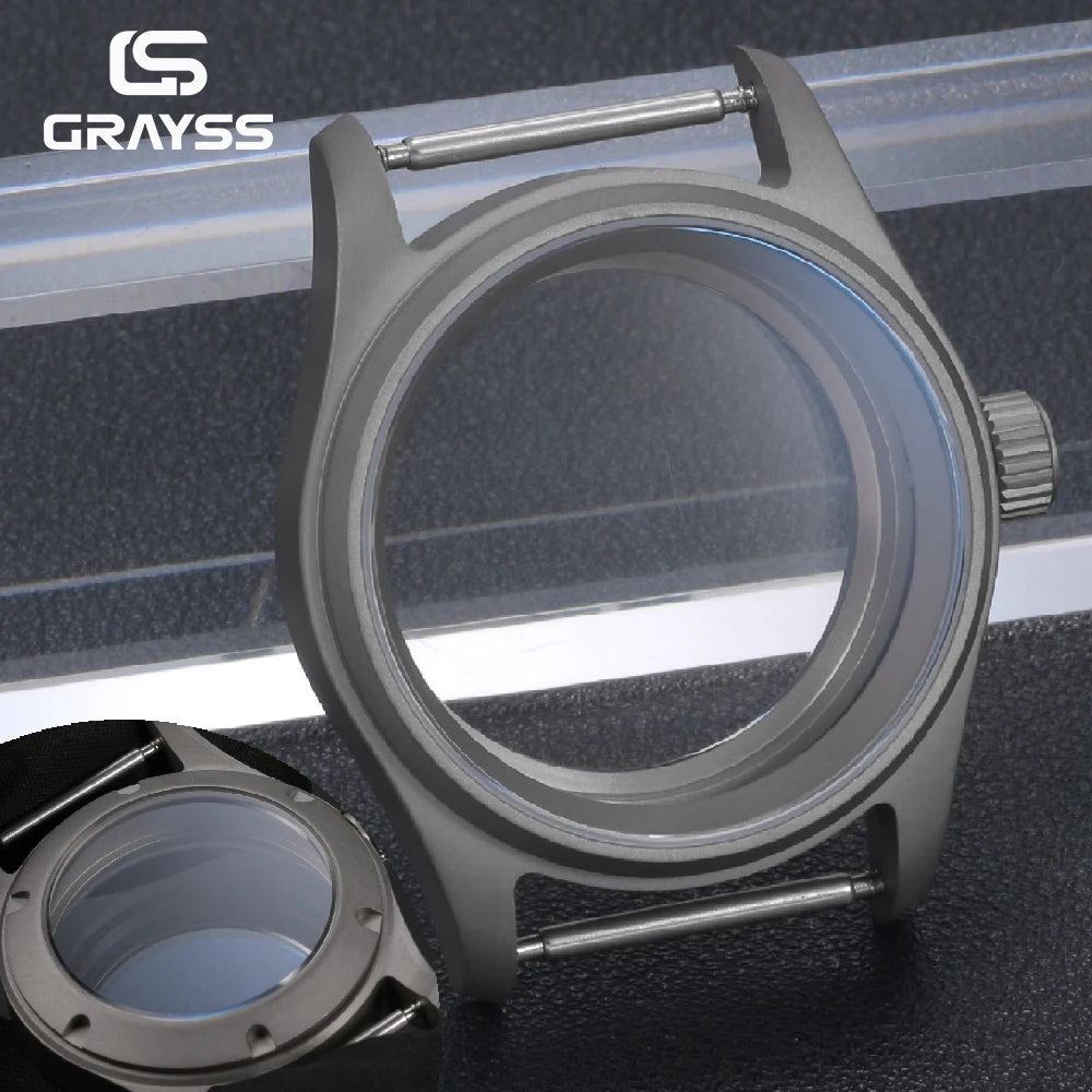 T2 Titanium & Steel Diving Watch Case - 20BAR Waterproof NH34 NH35 NH38 NH70 Watch Parts