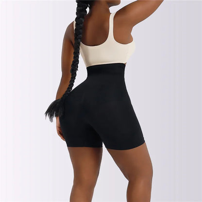 Women's Shapewear Tummy Control Shorts – High-Waisted Body Shaper Fajas with Hook Butt Lifter Slimming Underwear