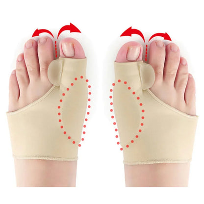 2PCS Toe Separators & Hallux Valgus Bunion Corrector – Foot Bone Adjusters, Pedicure Sock Straightener, Orthotics Correction Tools
