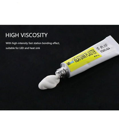 1/3/5pcs Thermal Paste Conductive Adhesive – Heatsink Glue for Chip, VGA, RAM, LED, IC Cooler & Radiator Cooling