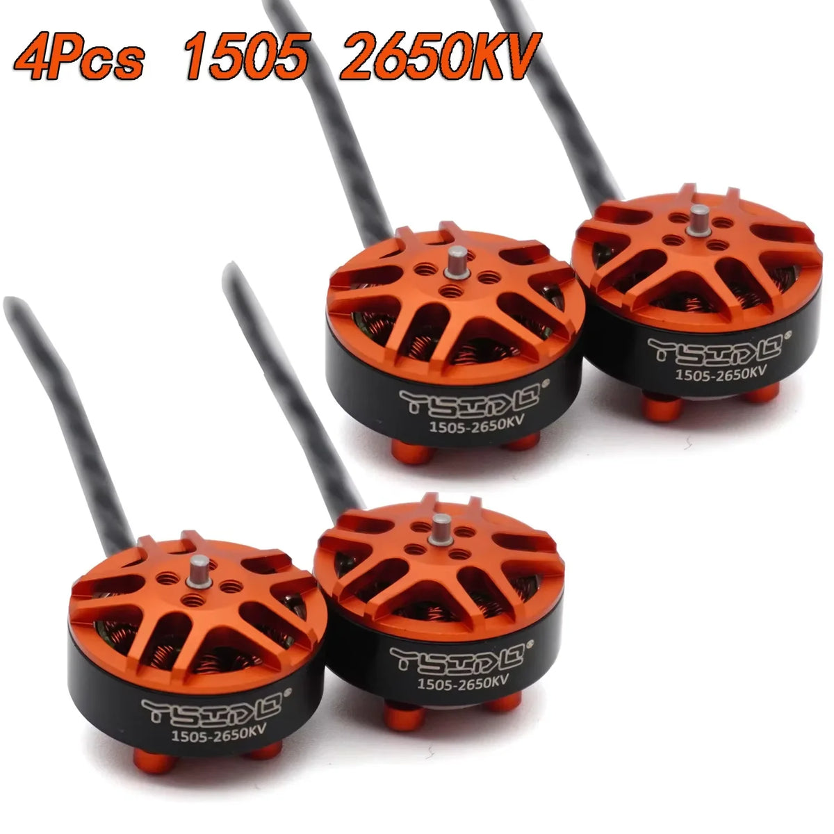 YSIDO 4PCS Brushless Motors for RC Drones - 1103 to 1604 Motor Series for FPV Racing Quads, Fixed-Wing Aircraft, and RC Quadcopter Accessories