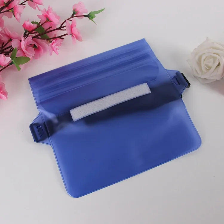 3-Layer Waterproof Phone Dry Bag - Large Transparent Underwater Protective Pouch for iPhone & Mobile Phones