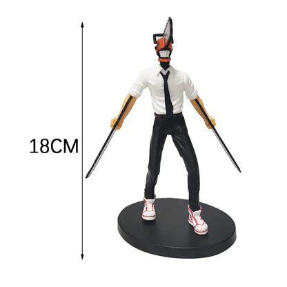 Chainsaw Man Denji Anime Figure 19cm - Denji Power Action Figure Collectible Model Toy
