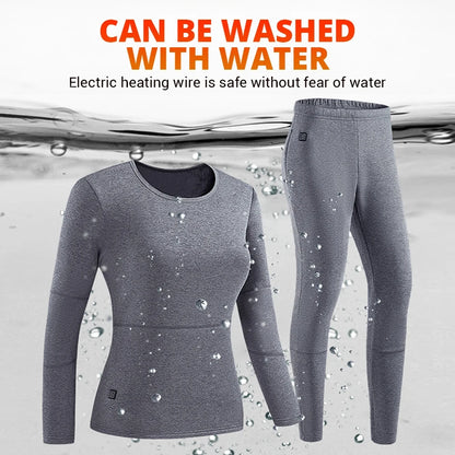 52-Zone USB Heated Winter Underwear for Men & Women – Thermal Electric Heating Jacket and Winter Clothing Accessories