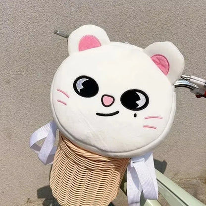 310style Skzoo Plush Pencil Case – Kawaii Kpop Stray Wolf Stuffed Animal Toy, Cartoon Plush Doll for Kids Gift