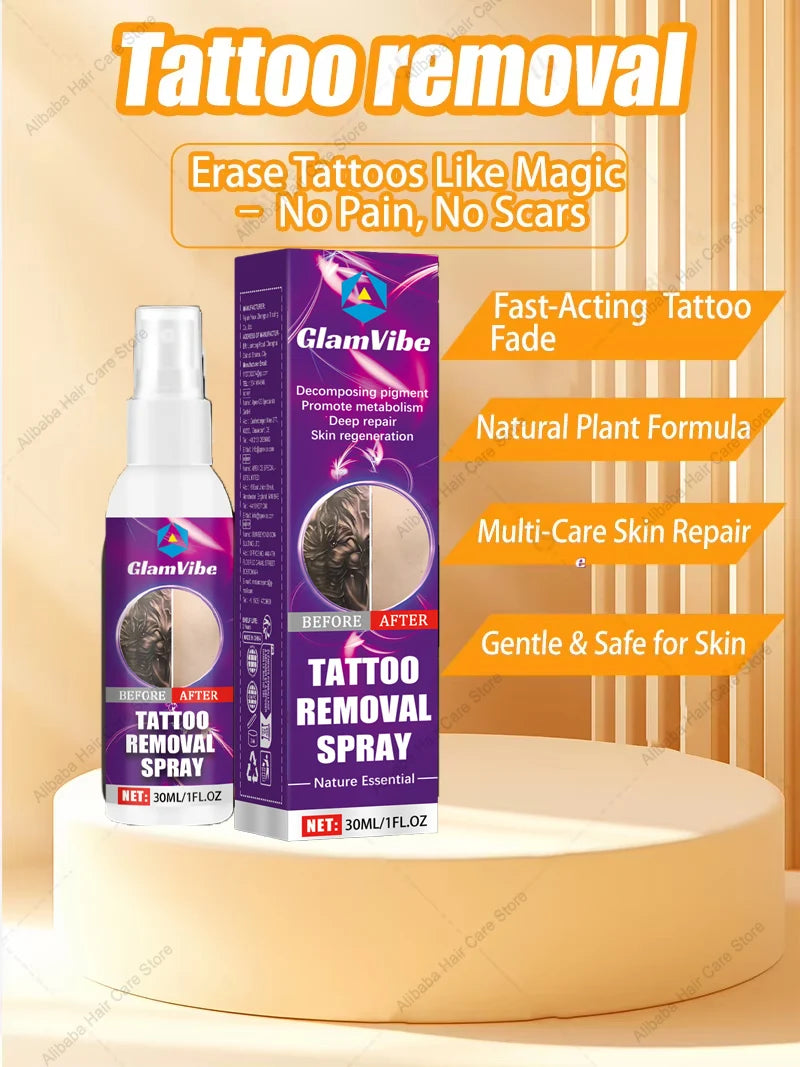 Tattoo Removal Spray — Fast-Acting Formula Removes Tattoos in 7 Days