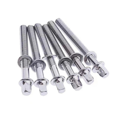 2" Tension Rods for Drums – 6/12pcs 5mm & 6mm Stainless Steel Drum Screws