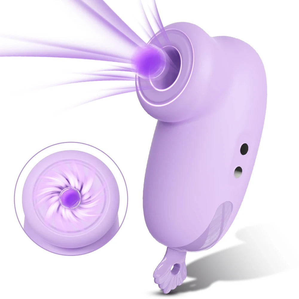 Mini Clitoral Suction Vibrator - Compact Rechargeable Intimate Massager for Adults, Clitoral & Nipple Stimulation