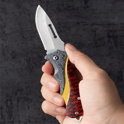 High Hardness Multifunctional Folding Pocket Knife - Ideal for Household, Outdoor, Hunting, and Fishing