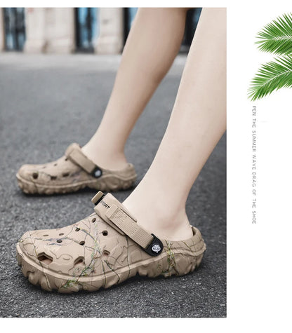 2024 Summer Men’s Sandals – Comfortable Lightweight Non-Slip Flip Flops for Home & Garden