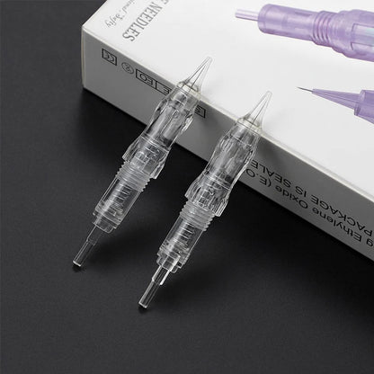 10/50PCS Disposable Tattoo Cartridges – Revolution Needles for Eyebrow & Lip PMU, Fits P300 Machine